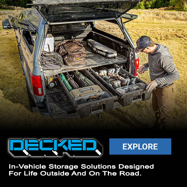 Decked Vehicle Storage Contractors Hunters Offroad Gear Storage Mobile